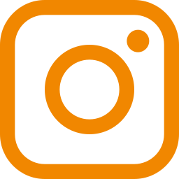 Instagram Logo im Bitter Orange